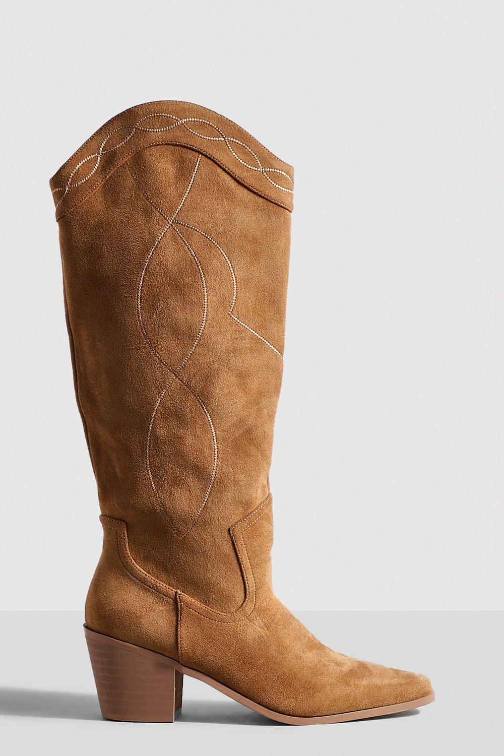 Boohoo store cowboy boots